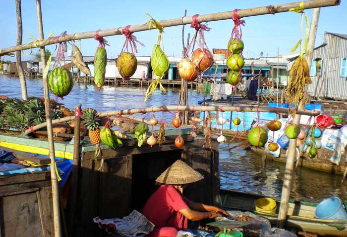 Five umissable market in mekong Cai Rang